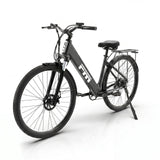 SUNNIGOO M2 PLUS torque-sensor electric bike, three-quarter view in matte black
