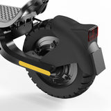 SUNNIGOO J3 rear hub motor and 10 inch off-road tire close-up