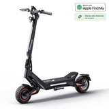 SUNNIGOO J7 Max 5000W dual motor electric scooter 45-degree view with Apple Find My