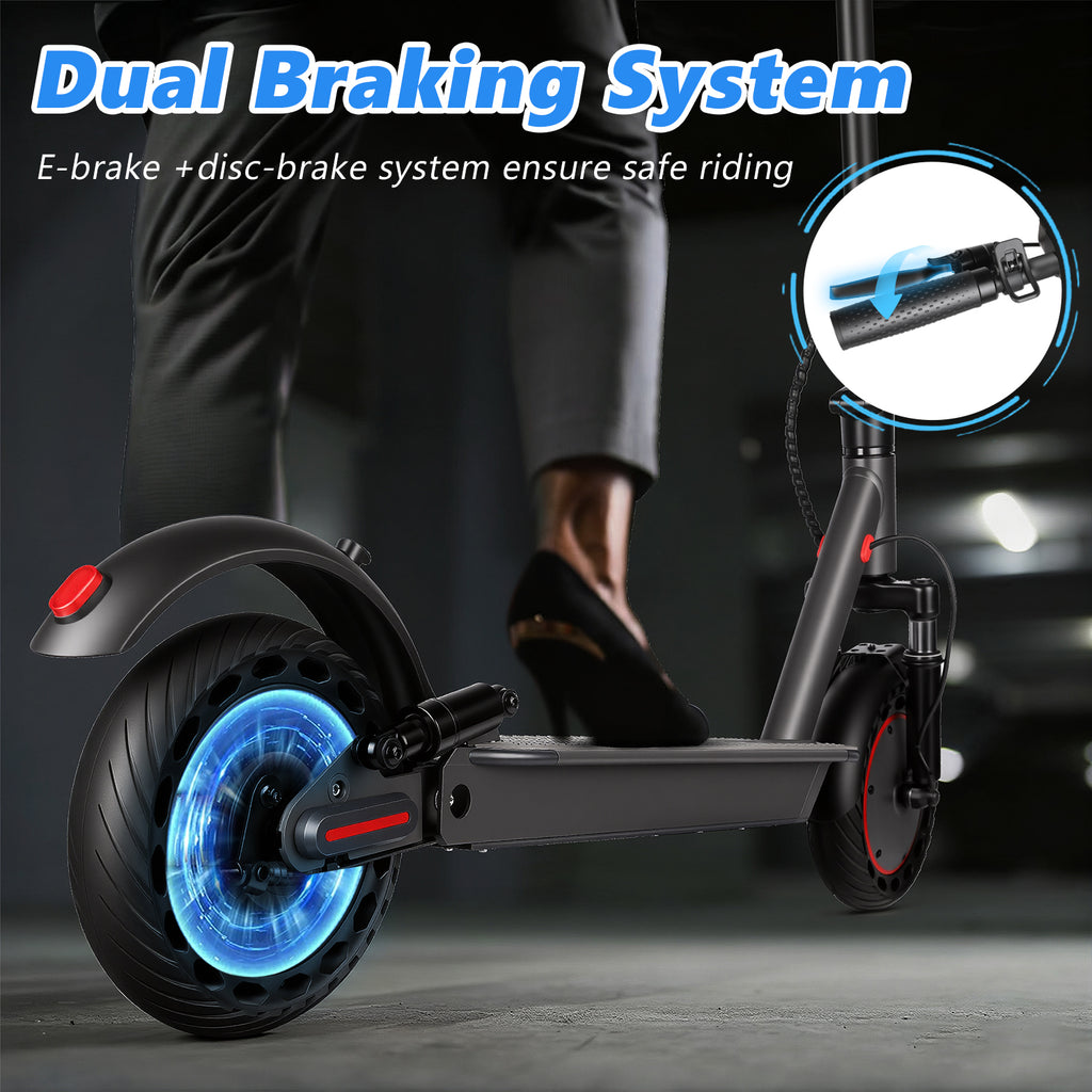 electric scooter dual braking system