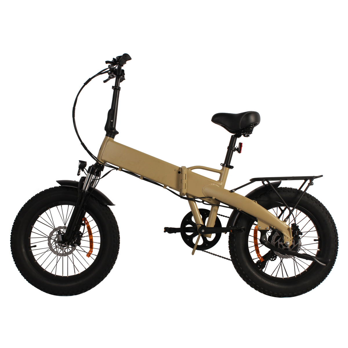 SUNNIGOO B1 Folding Fat Tyre Electric Bike – 250W, 48V 12.5Ah (600Wh), 20x4.0 Tyres, Hydraulic Disc Brakes