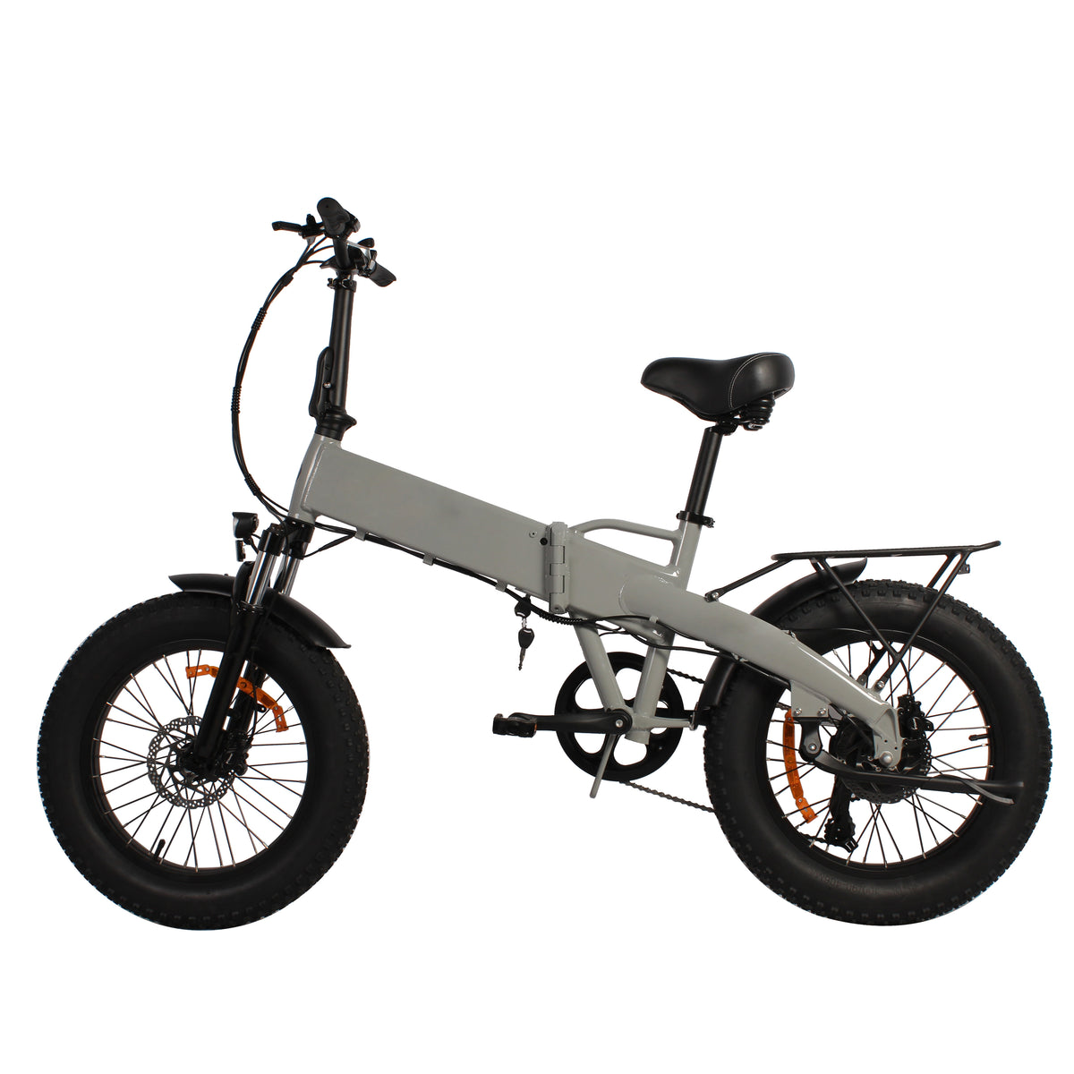 SUNNIGOO B1 Folding Fat Tyre Electric Bike – 250W, 48V 12.5Ah (600Wh), 20x4.0 Tyres, Hydraulic Disc Brakes