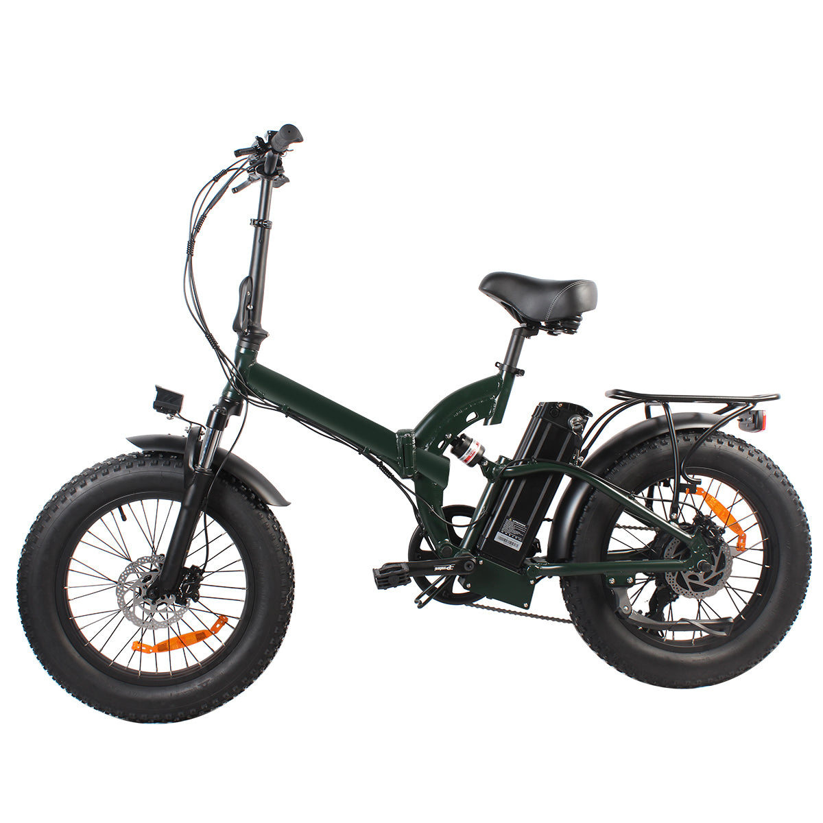 SUNNIGOO B4 Folding Fat Tyre Electric Bike – 250W, 48V 12.5Ah (600Wh), 20x4.0 Tyres, Hydraulic Disc Brakes