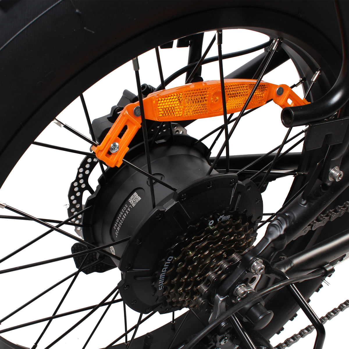 SUNNIGOO B1 folding fat tyre bike, 48V 12.5Ah 600Wh removable battery