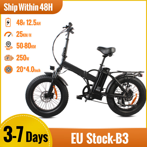 SUNNIGOO B3 folding fat tyre electric bike