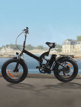 SUNNIGOO B4 e-bike with hydraulic disc brakes and rear rack