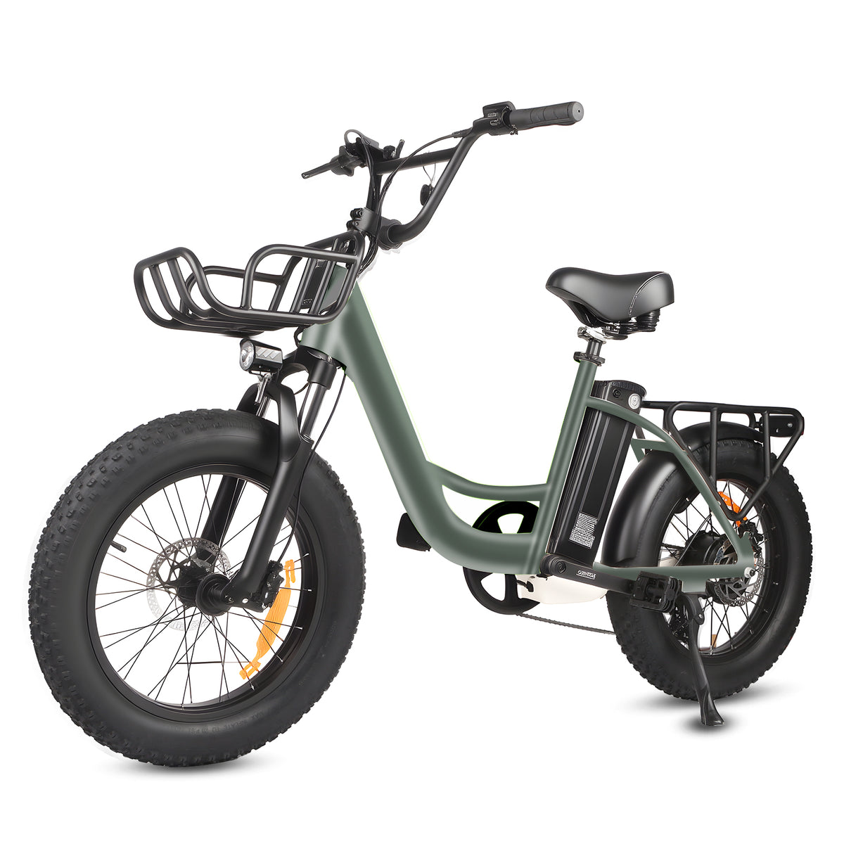 Sunnigoo b5 fat tyre electric bike in cream white