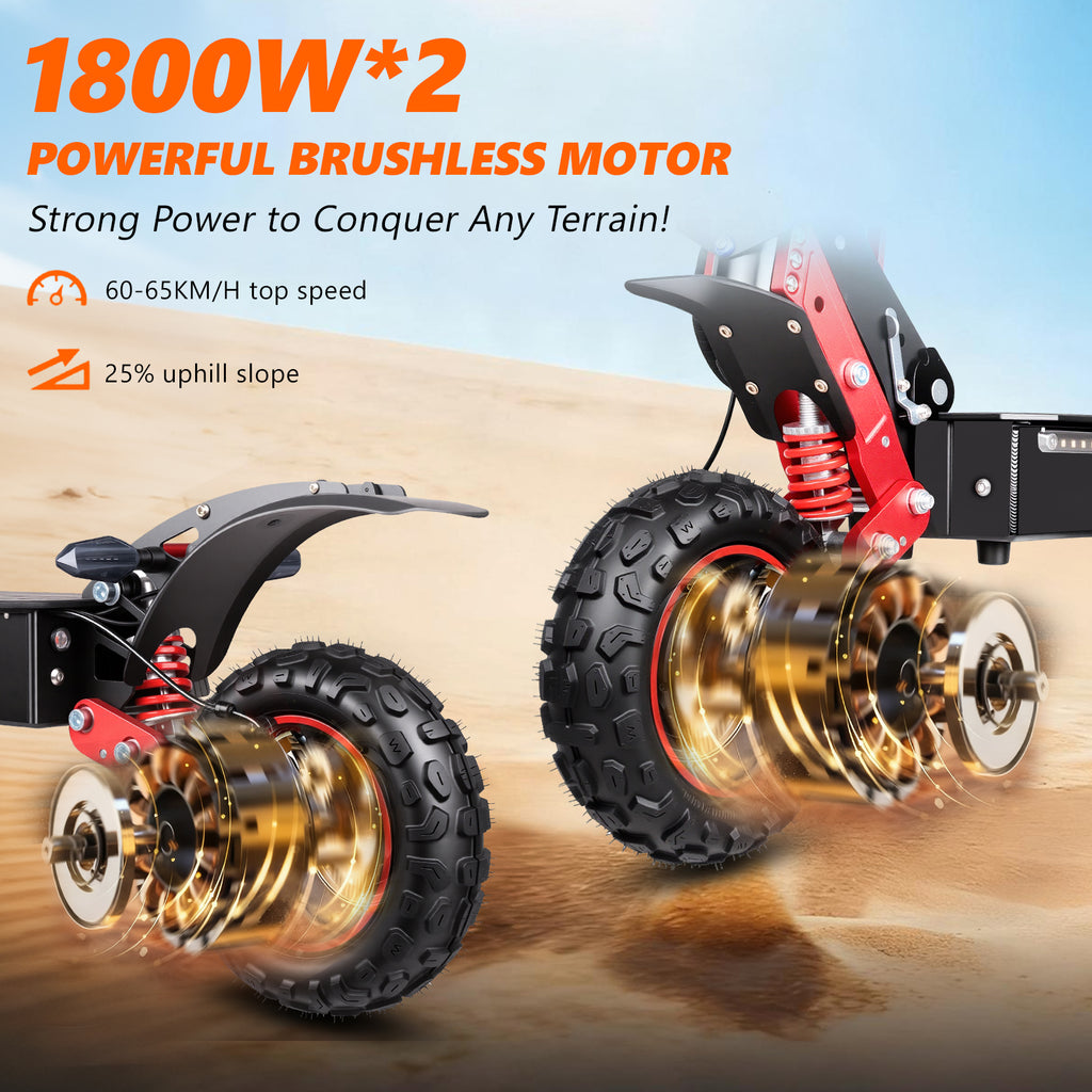 Electric scooter powerful brushless motor