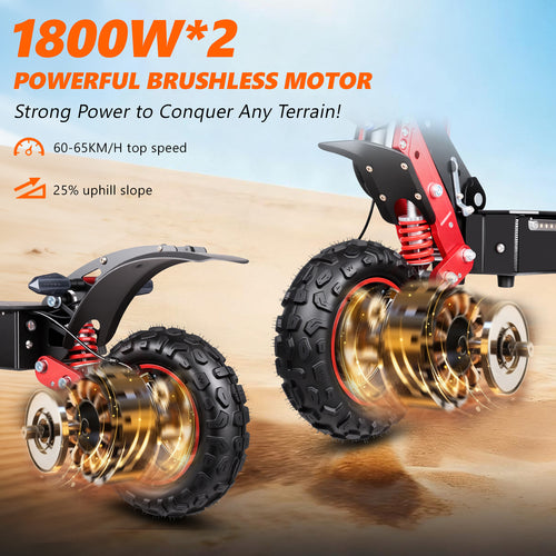 Electric scooter powerful brushless motor