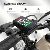 SUNNIGOO M1 smart LCD display – essential ride data at a glance: battery power, light control, range