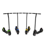 SUNNIGOO D1 folding electric scooter available in black, blue, yellow and green