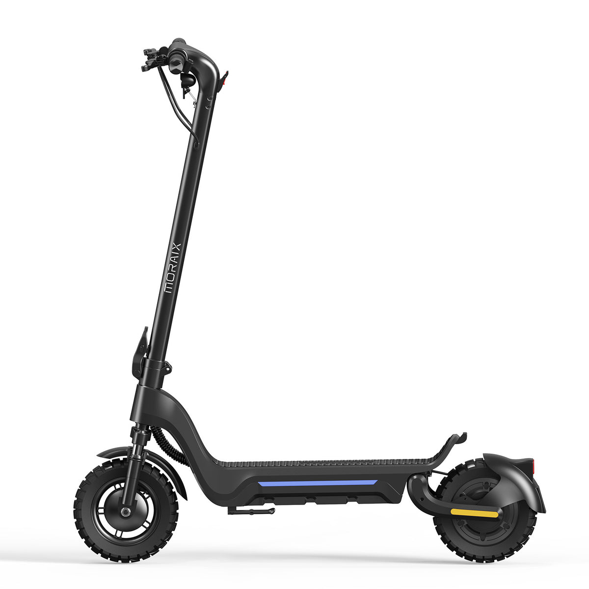 SUNNIGOO J3 electric scooter front view, 10 inch off-road tires