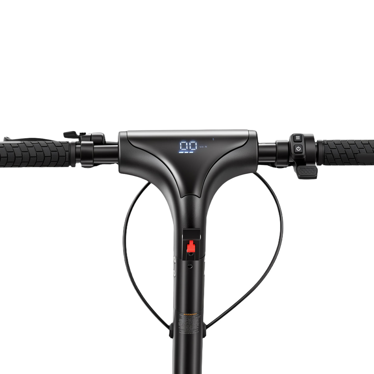 SUNNIGOO J5 600W off-road electric scooter - handlebar and LCD display