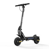SUNNIGOO J5 Mate electric scooter low angle - rubber front and rear suspension