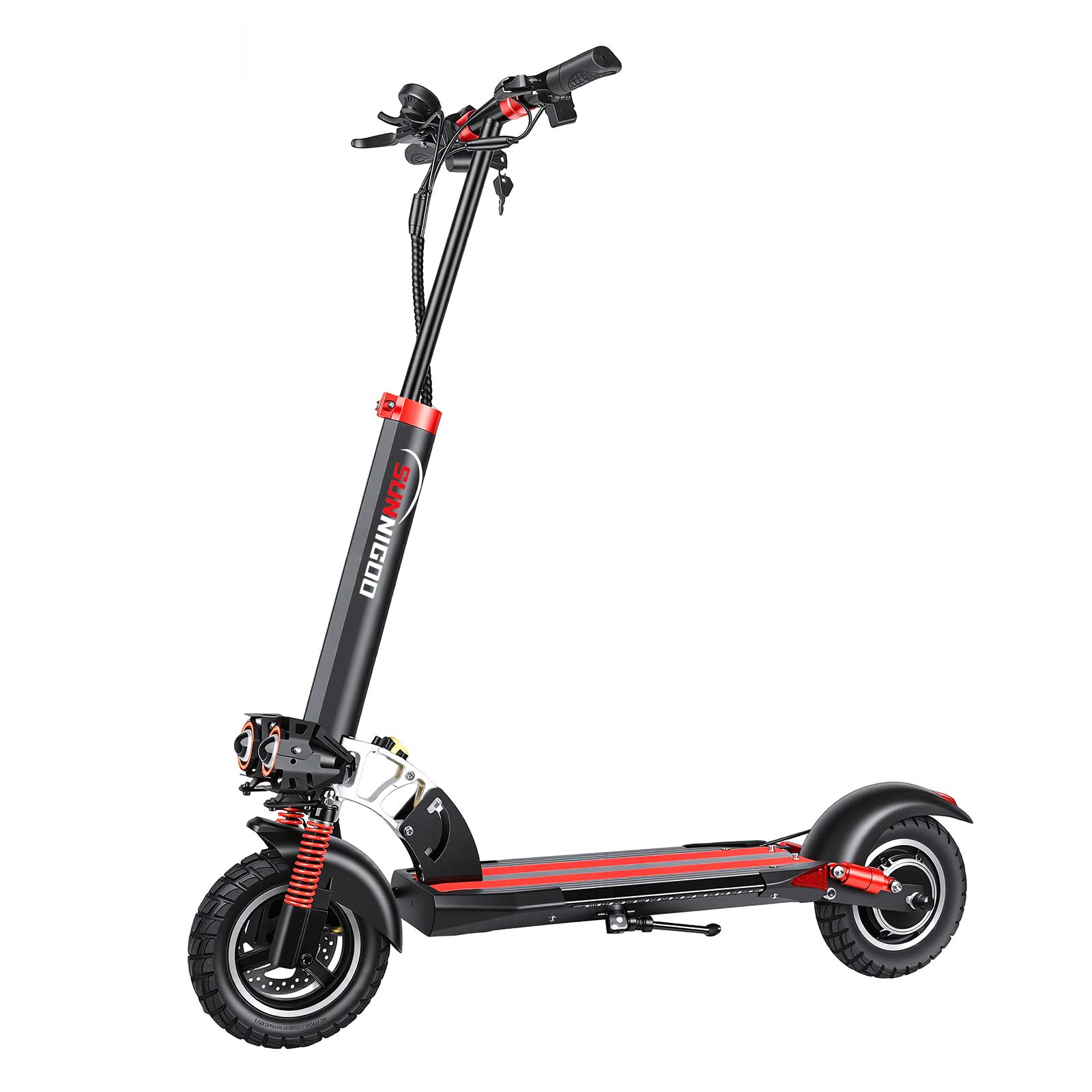 SUNNIGOO N3MAX 800W Folding Electric Scooter with Seat – Long-Range, Off-Road Tires & Dual Disc Brakes